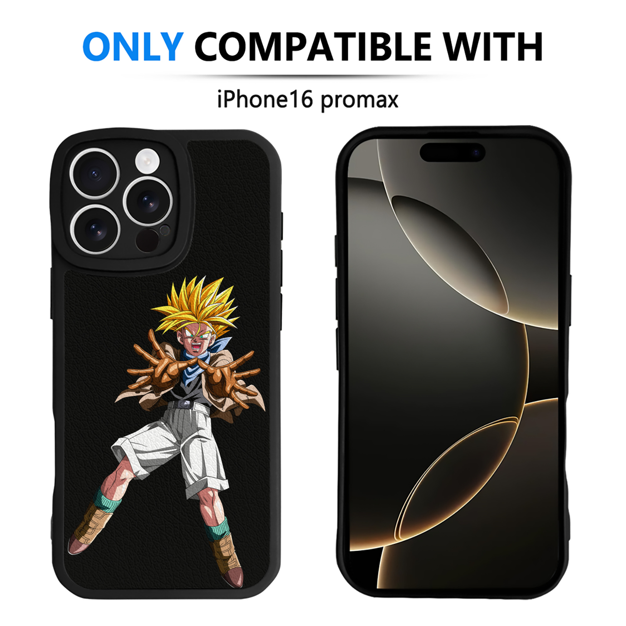 （画像用） ドラゴンボール DRAGON BALL 【iPhone 16シリーズ対応】シリコンスマホケース（レザー調） 材質：シリコン